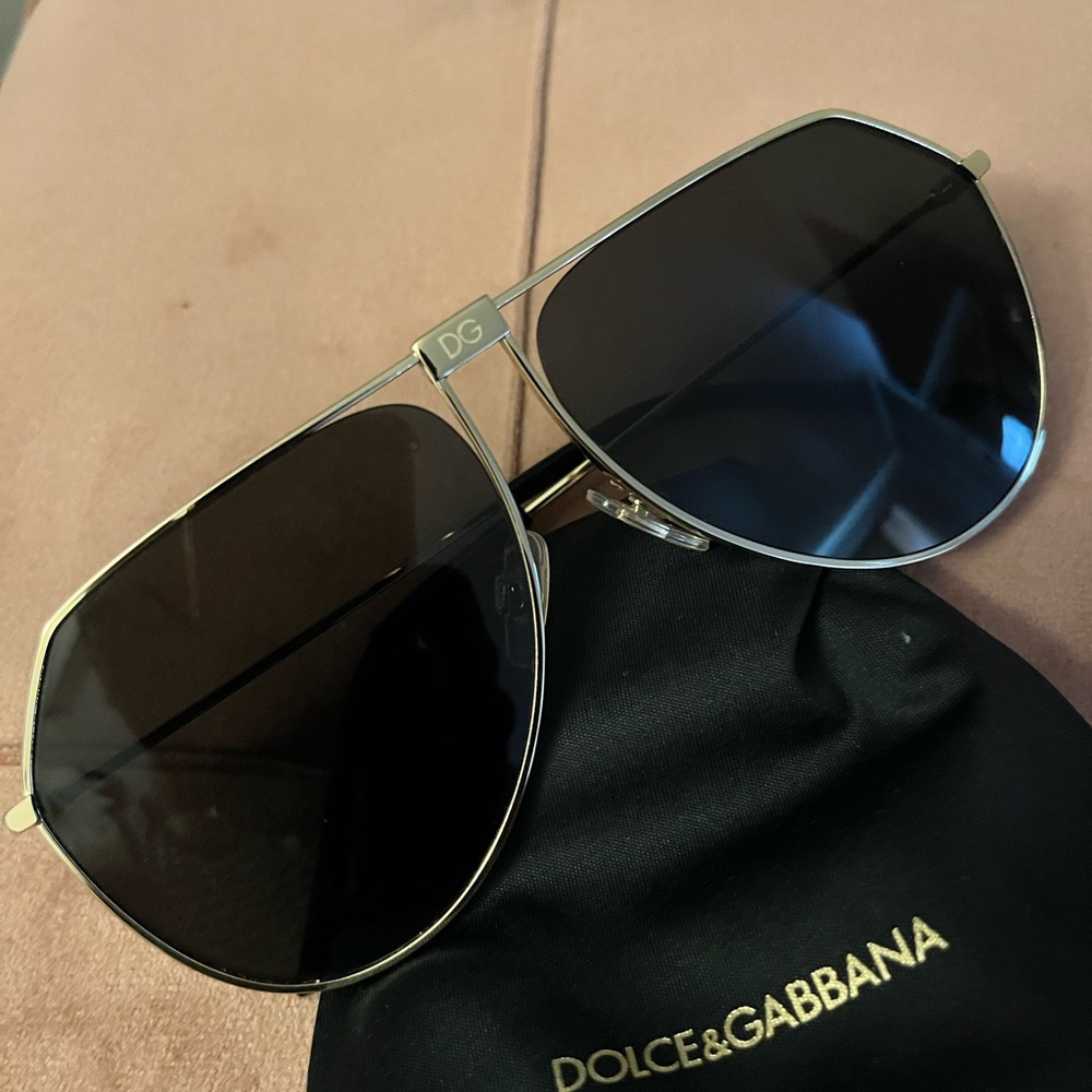 Dolce & Gabbana Sunglasses — includes case and satin bag